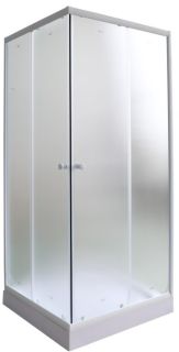 Душевой уголок Parly с поддоном 80x80см белый ZEQ8111